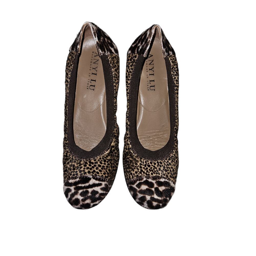 Anyi Lu‎ Women's Leopard Print Ballet Flats Sz 37 (7)